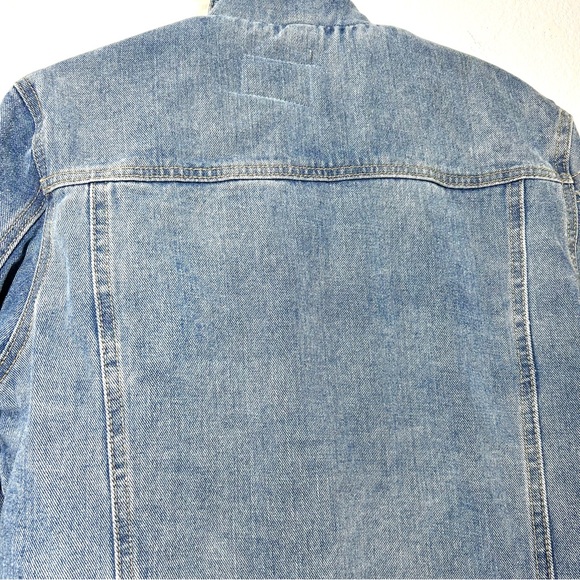 Cotton On Borg Shearling Heavy Denim Jacket - Picture 6 of 7